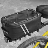 Bicycle Bike Trunk Bag Larger Capacity 7L Bicycle Commuter Bag waterproof Bike Rack Bag Waterproof Rain Cover Bike Accessories