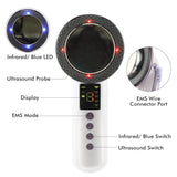 EMS Facial Massager 3 in 1 EMS Infrared Ultrasonic Cavitation Slimming Machine Fat Burner Weight Loss Beauty Face Care Device