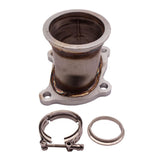 2.5" Adapter Flange For CT26 Turbo Stainle Steel  V-Band Adaptor+ CLAMP