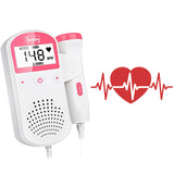 LCD Display Fetal Doppler For Pregnant Portable Ultrasound Baby Monitor Home Pregnancy Baby Heartbeat Detector No Radiation