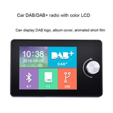 DAB+ Digital Car Radio 2.8 Inch Screen Hands-free Video Display FM Transmitter Receiver Car Radio MP3 Player Digital Broadcast