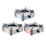 Portable Cooking Alcohol Grills Aluminum Alloy Square Commercial Solid Alcohol Stove Household