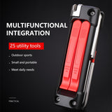 14 In 1 Bike Repair Tool Multifunctional Foldable Portable Bicycle Repair Multitool For Road Mountain Bikes Cycling Accessories