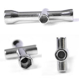 Practical 3D Printer Cleaning Tool Set 3 Pieces Multifunction Wrench Mini Cross Socket And Nozzle Brush