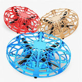 Mini Drone LED UFO type Flying Helicopter fidget spinner Fingertip Upgrade Flight Gyro Drone Aircraft Toy Adult Kids Gift