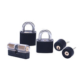 Free Shipping 5pcs Transparent Lock Combination with Black Cover ,Locksmith Transparent Lock Pick Tool for Training