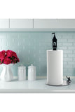 Metal Paper Towel Holder Rapunzel Figured Decorative Black Mat Electrostatic Paint