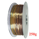 1.75mm 3D Printer Filament PLA Silk Texture 0.25Kg 250g Shine Silky 3D Pen Printing Filaments Rich Luster Printing Materials