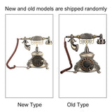 Retro Vintage Phone Desktop Home Landline Phone Old Phone European Resin Classical Rotary Dial Telephone for Home Office Hotel