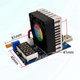 35W USB Intelligent Electronic Load Tester Digital Display Voltmeter Adjustable Constant Current Aging Resistor Voltage