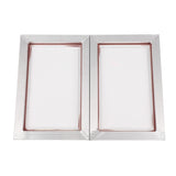 2Pcs A4 Screen Printing Aluminum Frame Stretched 120T Silk Screen Polyester Screen for Printed Circuit Board