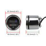 DC 12V Waterproof Motorcycle 2 in 1 Tachometer RPM Gauge Fuel Level Gauge Meter With Digital LED Indicator Motorbike Instrument