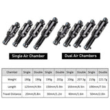 Bicycle Air Rear Shock Absorber Rebound Air Pressure Adjustable Mountain Bike Rear Air Chamber Pressure for Folding Bike MTB