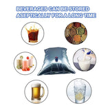 16Pcs Light-Tight Composite Film Water Canister Foldable Canister Tap Used In Storage Crises To Prevent Water Outages