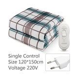 Electric Heating Blanket Automatic Thermostat Double Body Warmer Electric Heated Carpets Mat Heater For Home -EU Plug