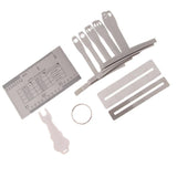 Guitar Repair Maintenance DIY Kits with Rulers, Pin Puller, Fingerboard Fret