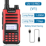New Baofeng UV-13 PRO Walkie Talkie Long Range Transreceiver Dual Band With Type-C Charger Upgrade UV-10R Ham Two Way Radio