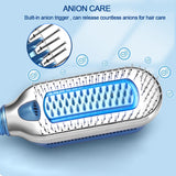 NEW Professional Hair Straightener Comb/Brush Ice Therapy Negative Ion Cold Wind Comb Heatless Brush Hair Freezing Hair Styler
