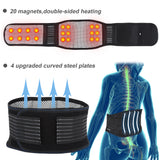 Tourmaline Waist Brace Support Belt Band Self Self Heating Supports 20Pcs Magnetic Therapy Lumbar Waist Bandage Back Waist Belt