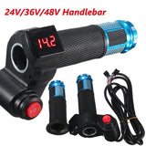 Dropship-E-Bike Universal 24V 36V 48V E-Bike Electric Scooter Digital Meter Handlebar Throttle Handlebar Grips