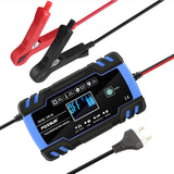 Automatic Battery Chargers Digital LCD Display Car Battery Chargers Power Puls Repair Chargers Wet Dry Lead Acid