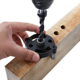 Handheld Accuracy Aluminium Alloy Professional Woodworking Vertical Positioner Dowelling Self Straight Hole Punching Anti Rust