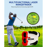 Bosean Golf Rangefinder Slope Flag-Lock With Jolt Vibrate Pin-Seeker Distance Meter For Golf Sport, Hunting, Outdoors