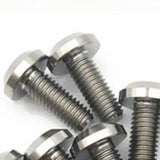 Dropship-4Pcs M6 Titanium Screw for Bike Motorcycle Disc Brake Hex Socket Fasteners Modification Screws M6X15mm