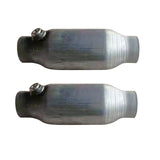 2Pcs 2.5in Vehicles Universal Catalytic Converter High  410250