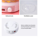 Dried Fruit Vegetables Herb Meat Machine Household MINI Food Dehydrator Pet Meat Dehydrated 5 trays Snacks Air Dryer EU US