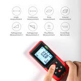 2.0-inch LCD Digital Laser Distance Meter Diastimeter Range Finder Distance Measurement Gauge 99 Group of Data Storage Distance