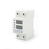 2P Multifunctional Self-resetting Switch Dual Display Protector Circuit Earth Leakage Over Under Voltage Protect Device