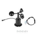 Big deal 0-70M/S Wind Speed Sensor Environment Signal Output Pulse Type Three Cups Wind Speed Sensor Anemometer DC5-30V