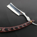 Folding Wooden Handle Scraper Shaving Knife Razor Stainless Steel Men
