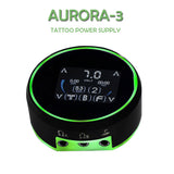 2022 New Aurora Source 3 LCD Tattoo Power Supply Portable Tattoo Source Full Touch Screen for Tattoo aurora Machine with Adapter
