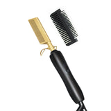 Hair Straightener Flat Irons Straightening Brush Hot Heating Comb Hair Straight Styler Corrugation Curling Iron Hair Curler Comb