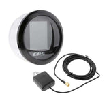 85mm Speedometer GPS 0-600km/h Mileage LCD Indicators Kont MPH Km/h Speed Units SOG TRIP ODO COG for Car Truck