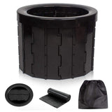 Portable Toilet For Camping,Folding Portable Toilet For Car,Toilet For Camp,Hiking,Long Trips,Traffic Jam,Washable