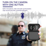 CS02 1080P Body Worn Camera Car DVR Video Security Cam IR Night Vision Back Clip Multifunctional Mini Camcorders Police Camera
