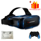 3D VR Headset Virtual Reality Smart Glasses Helmet for Smartphones Mobile Cell Phone with Controllers Lenses Goggles Binoculars