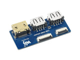 Waveshare USB HDMI Adapter for CM4-IO-BASE, Adapting FFC Connector To Standard Connector