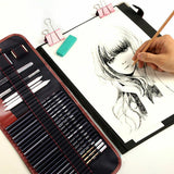 29pcs Drawing Sketch Set Charcoal Pencil Eraser Art Craft Painting Sketching Kit Artist's Pencils Earser Drawing Supplies