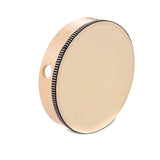 4/6/8/10 Inch Wooden Hand Drum Kid Percussion Toy Wood Frame Drum for Children Music Game Convenient Portable Musical Instrument