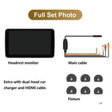 10.1 inch Car Headrest Monitor Android 9.0 HD IPS Touch Screen utomobile Rear Seat Video Player Mobile Screen Projection 2+32G