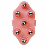 Multifunctional seven bead massage brush ball five elements meridian brush body beauty thin leg lymph dredge massager brush