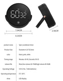 Rotate Electronic Digital Timer Kitchen Cooking Shower Study Stopwatch Alarm Clock Working Cooking Countdown Time Timer