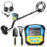 Portable Metal Finder Quick Metal Finder Metal Detecting Tool Treasure Gold Finder Underground Metal Detector LCD Backlit Screen