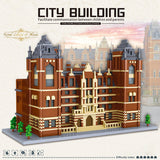 4823pcs World Famous Architecture Building Blocks UK Royal College of Music University DIY Mini Diamond Blocks Bricks Toys Gifts