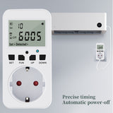 KT028 Digital Timer Switch Electronic 9Hour Programmable Timing Socket EU UK US FR Plug Outlet Kitchen Appliance Time Control