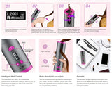 Cordless Automatic Rotating Hair Curler USB Rechargeable Curling Iron LCD Display Temperature Adjustable Hair Curler RollersTool